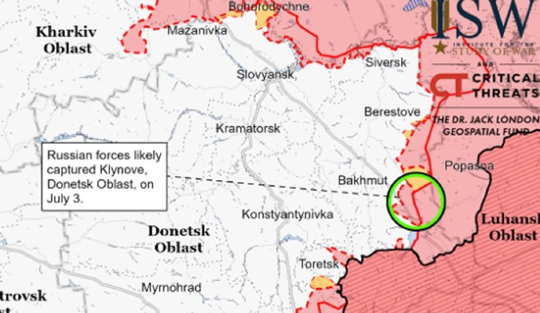 Institut za rat objavio koji bi grad u Ukrajini mogao biti iduća Putinova meta
