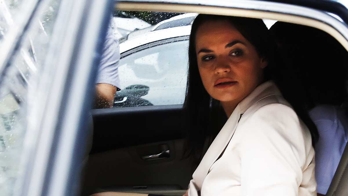 Lukašenkova protivnica je na sigurnom u Litvi