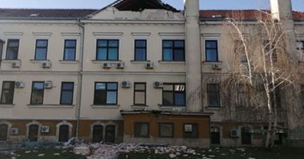 Ogromna šteta na sisačkoj bolnici. Porušene interna, intenzivna, kirurgija...