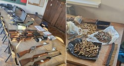 FOTO Policija kod obitelji u Dubravi našla hrpu oružja, sve je bilo dostupno djeci
