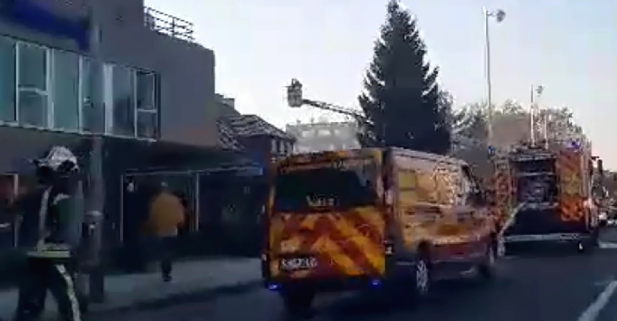 VIDEO Kod okretišta na zagrebačkom Črnomercu gorio krov