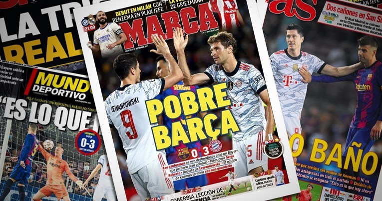 Španjolske naslovnice: Jadna Barcelona, tužna stvarnost i još jedan tuš