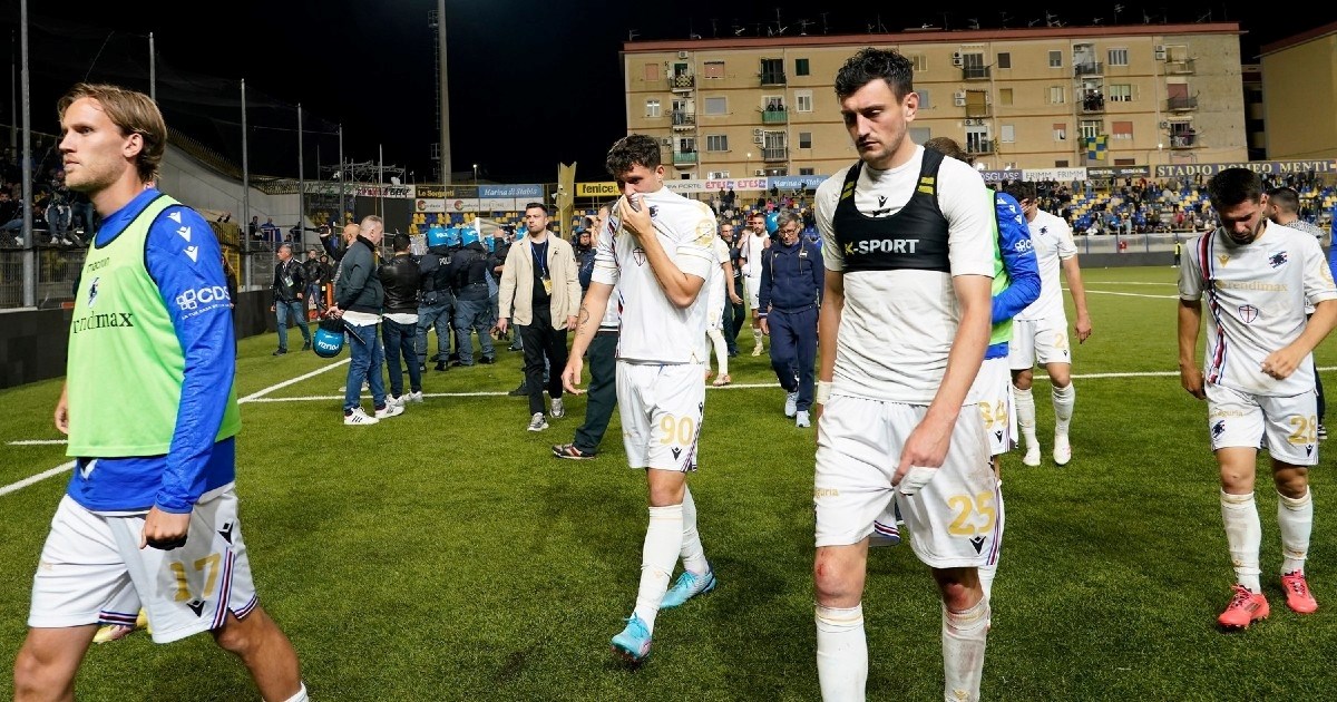 Sampdoria ispala u Seriu C. Navijači upali na trening i vrijeđali igrače