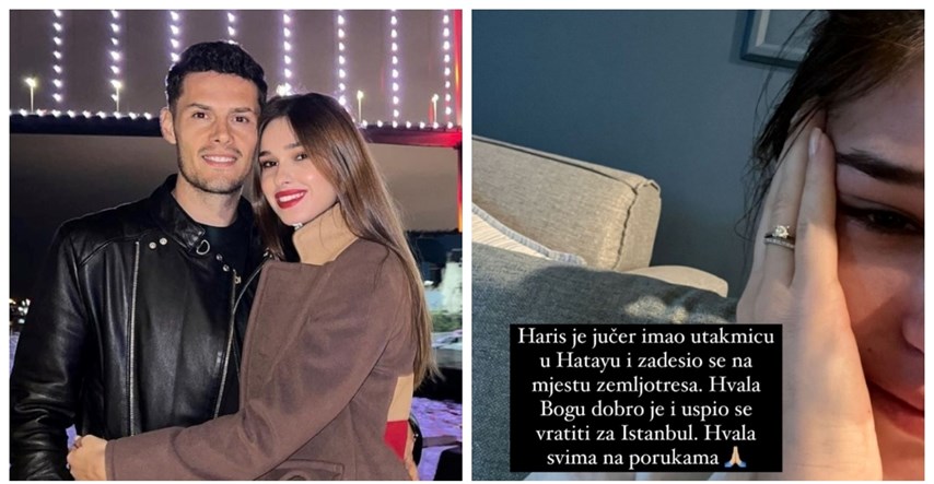 Supruga bosanskohercegovačkog nogometaša u suzama: "Bio je na mjestu potresa"