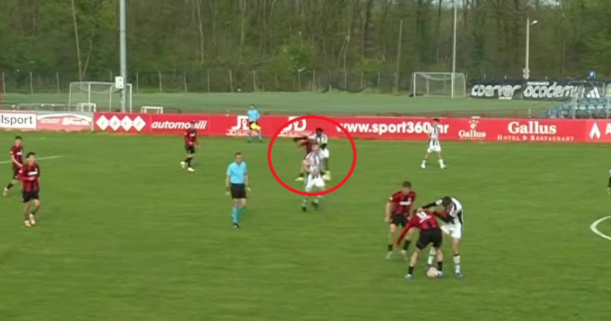 VIDEO Napadač Orijenta laktom u glavu udario igrača Sesveta. Dobio je crveni karton