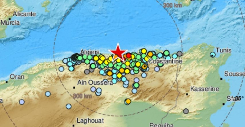 Potres magnitude 6 u Alžiru