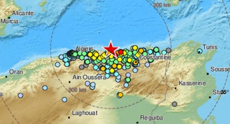 Alžir pogodio potres magnitude 6