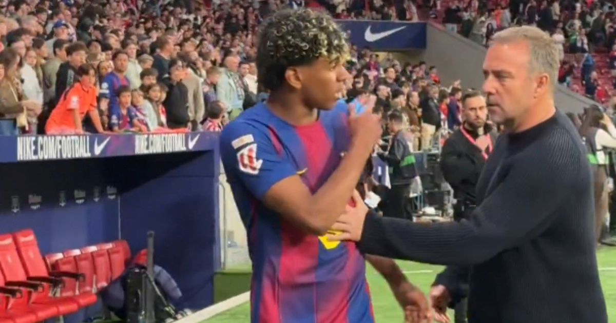 VIDEO Yamal nije slavio gol Barce za pobjedu. Svađao se s Flickom