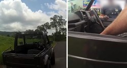 VIDEO Policija ostala u šoku kad je vidjela na čemu sjedi vozač