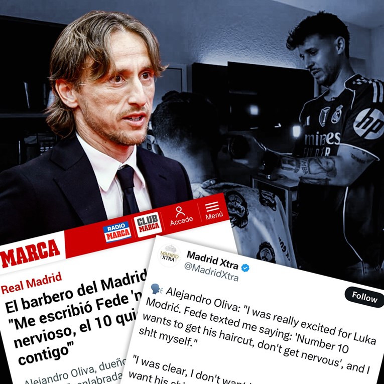 Frizer iz Madrida došao u SAD šišati Modrića: "Odsjekle su mi se noge"