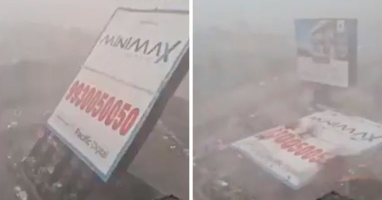 VIDEO U Indiji pao plakat visok 70 metara, poginulo 14 ljudi