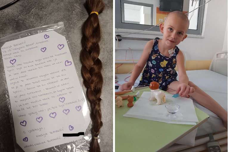 FOTO Curica se izliječila od raka pa godinama puštala kosu da je može donirati