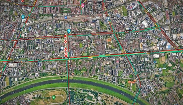 Prometni kolaps u dijelu Zagreba, važna cesta zatvorena zbog rallyja. Sve stoji