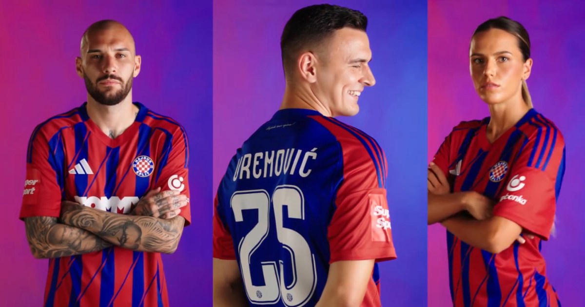 Hajduk predstavio nove dresove, pustio ih u prodaju na web-shopu