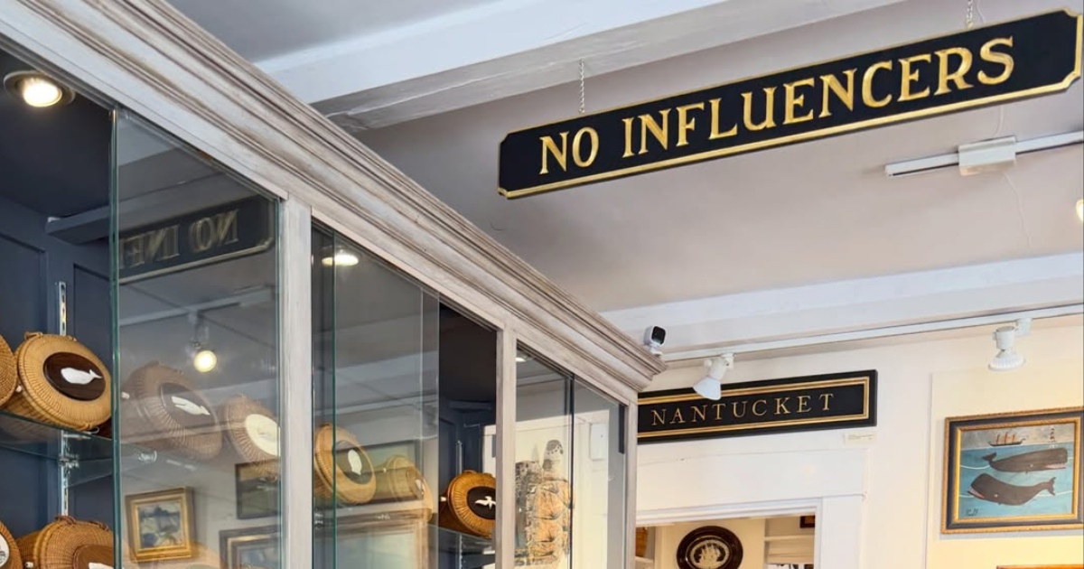 Trgovina na Nantucketu zabranila ulaz influencerima i izazvala lavinu reakcija