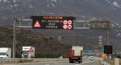 Jak vjetar radi probleme u prometu, zabrane na Jadranskoj magistrali