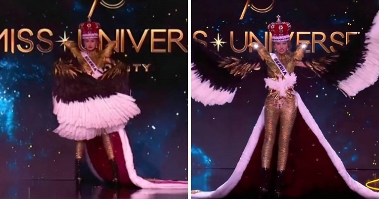 VIDEO Srpkinja na Miss Universe prošetala u kostimu s krilima orla