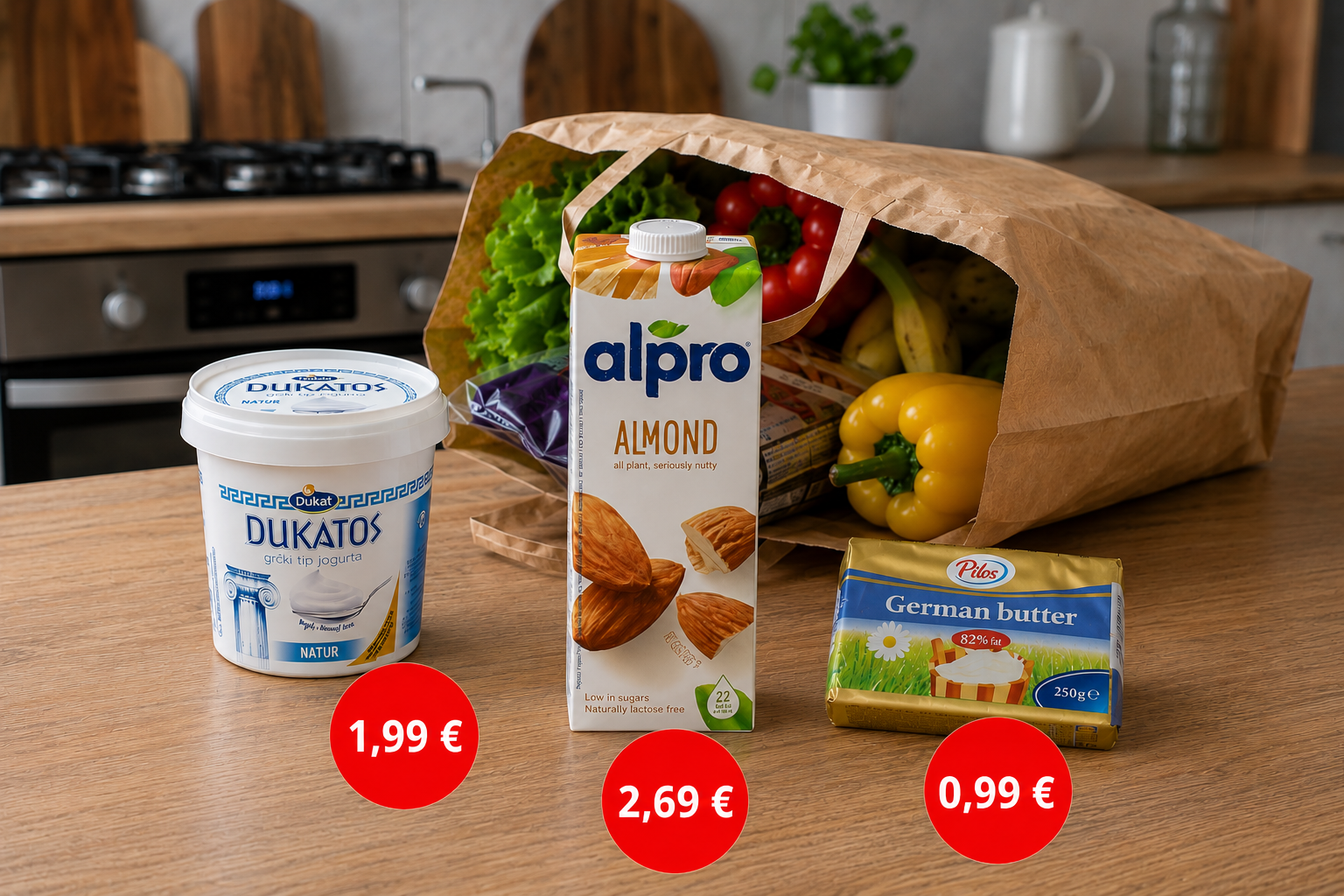 Najbolje cijene danas: Maslac već od 0,99 eura, Dukatos 1,99
