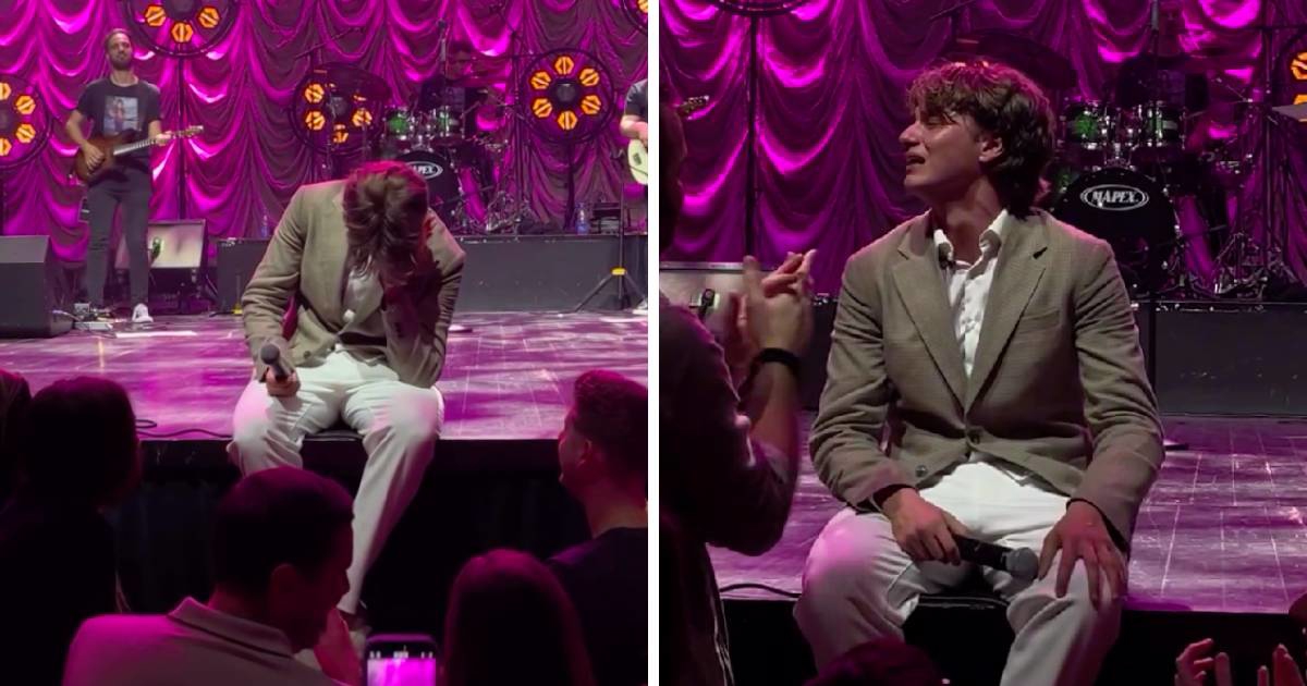 Jakov Jozinović se rasplakao usred koncerta u Beogradu, grlila ga Prijović