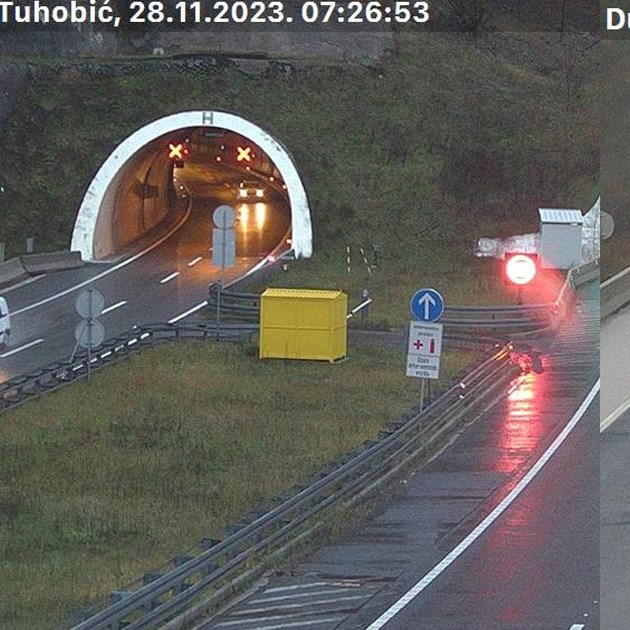 Zbog vremena u prekidu neke trajektne linije, kiša usporava promet u cijeloj zemlji