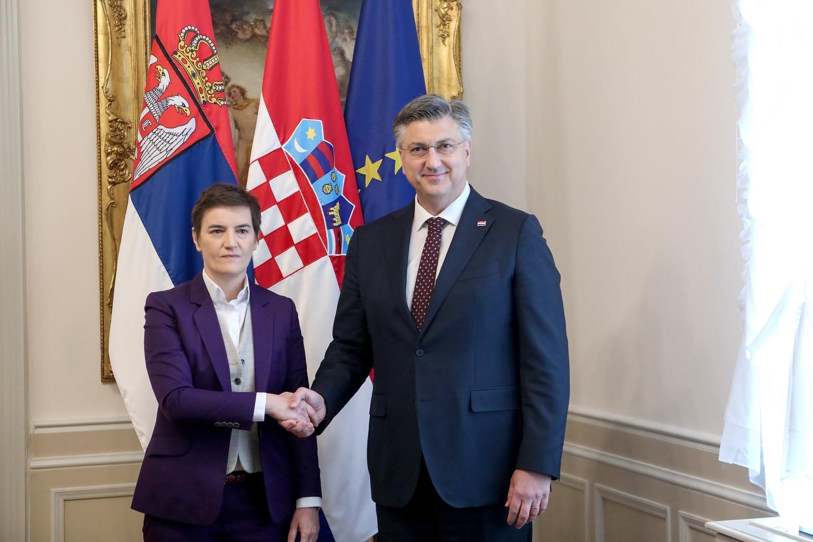 Plenković prvi put u premijerskom mandatu u posjetu Srbiji