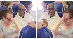VIDEO Tip potpuno poludio u avionu jer je beba plakala 45 minuta bez prestanka