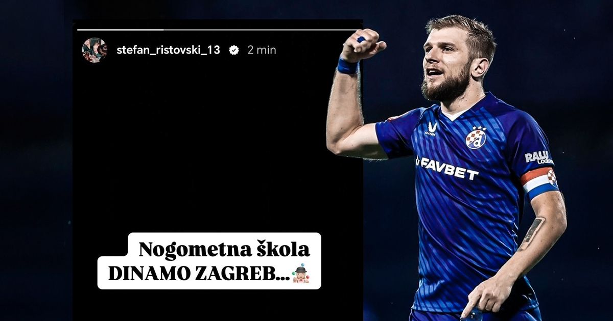 Ristovski usred utakmice Hrvatske i Poljske: Nogometna škola Dinamo Zagreb