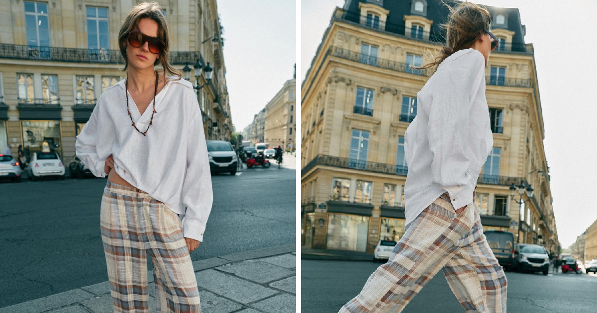 Zara ima efektne karirane hlače koje se mogu nositi i u prijelaznom razdoblju