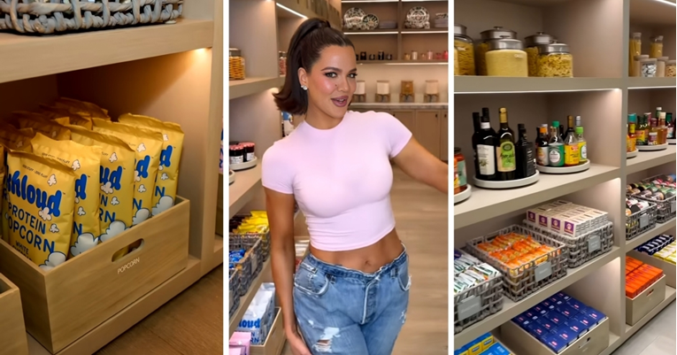 Khloé Kardashian pokazala smočnicu. Ljudi pišu: "Savršeno organizirana"
