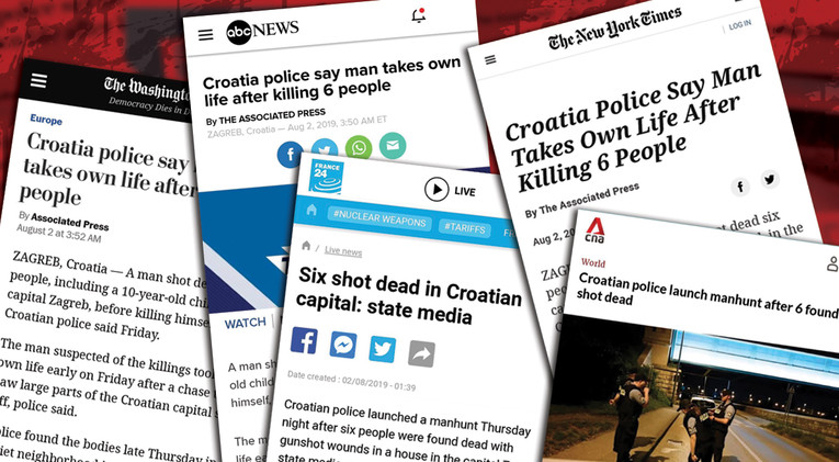 Svjetski mediji pišu o masakru u Zagrebu
