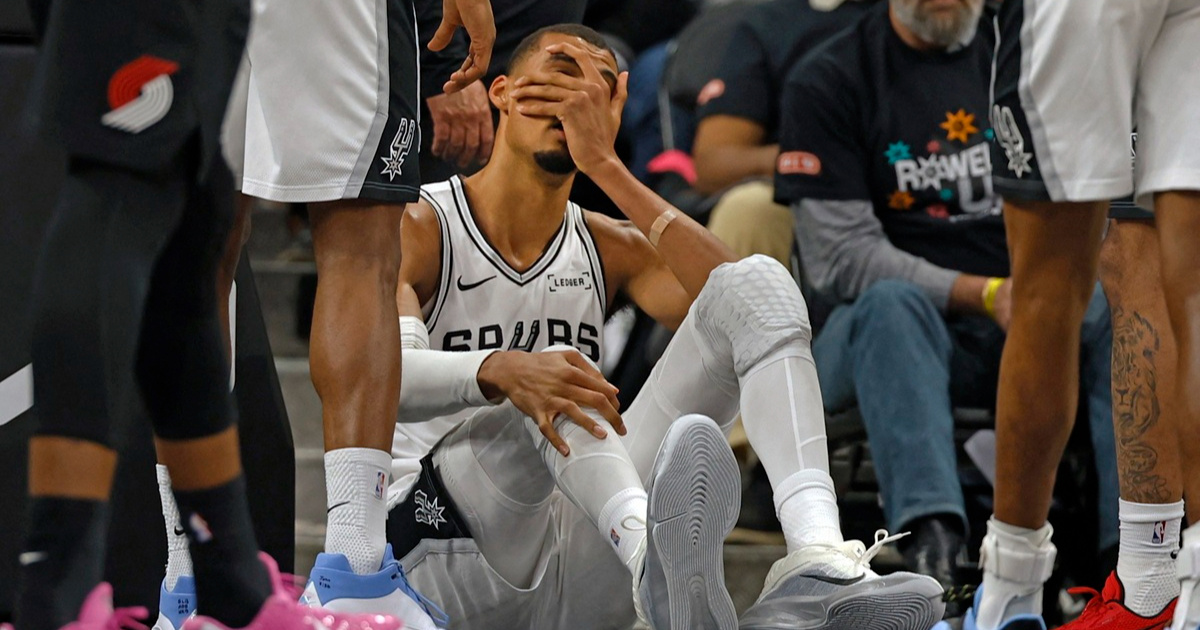 Pogledajte zastrašujući pad Wembanyame. Svi su utihnuli u dvorani