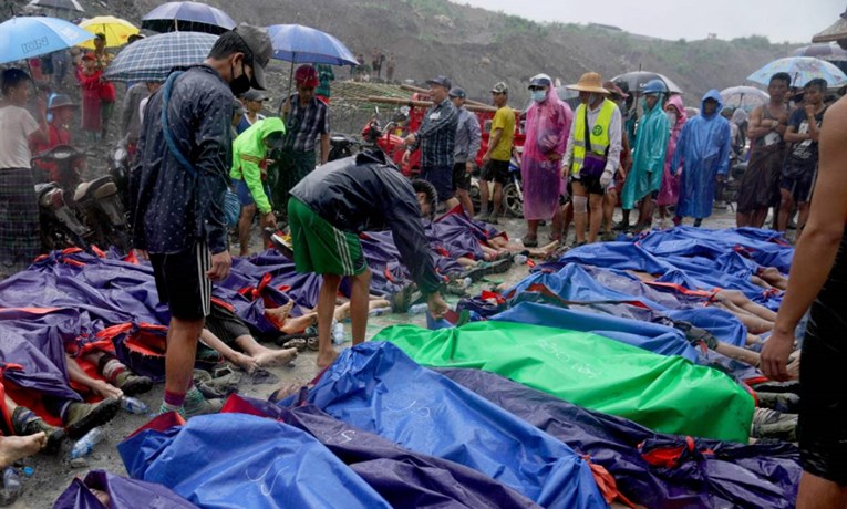 Više od 160 mrtvih u urušavanju rudnika žada u Mjanmaru