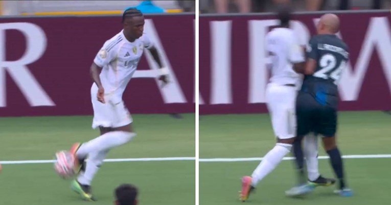 Vinicius pokušao atraktivno prebaciti protivnika. Pogledajte kako je to završilo