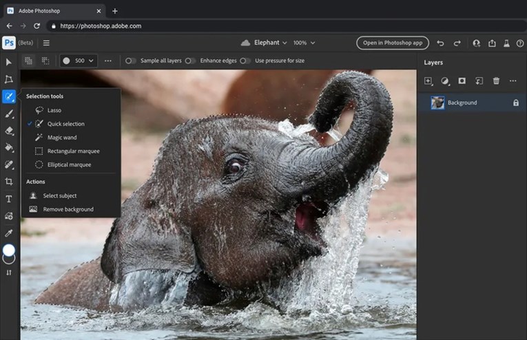 Adobe Photoshop na webu bit će besplatan za sve