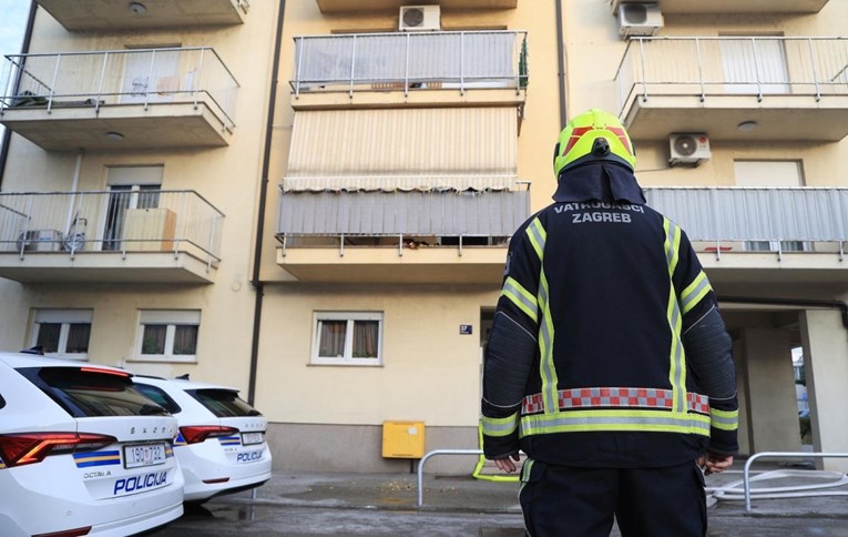 VIDEO Izbio požar u stanu u Zagrebu, jedna osoba poginula