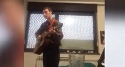 VIDEO Svirao gitaru u Rudešu, a onda se počelo tresti