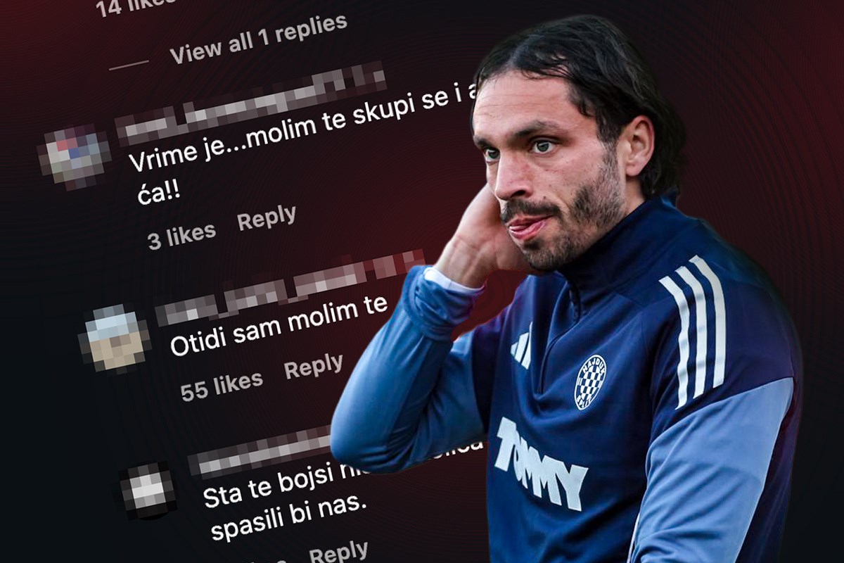 FOTO Navijači Hajduka prijete Krovinoviću: Smeće, bolje ti je da se ne vraćaš u Split