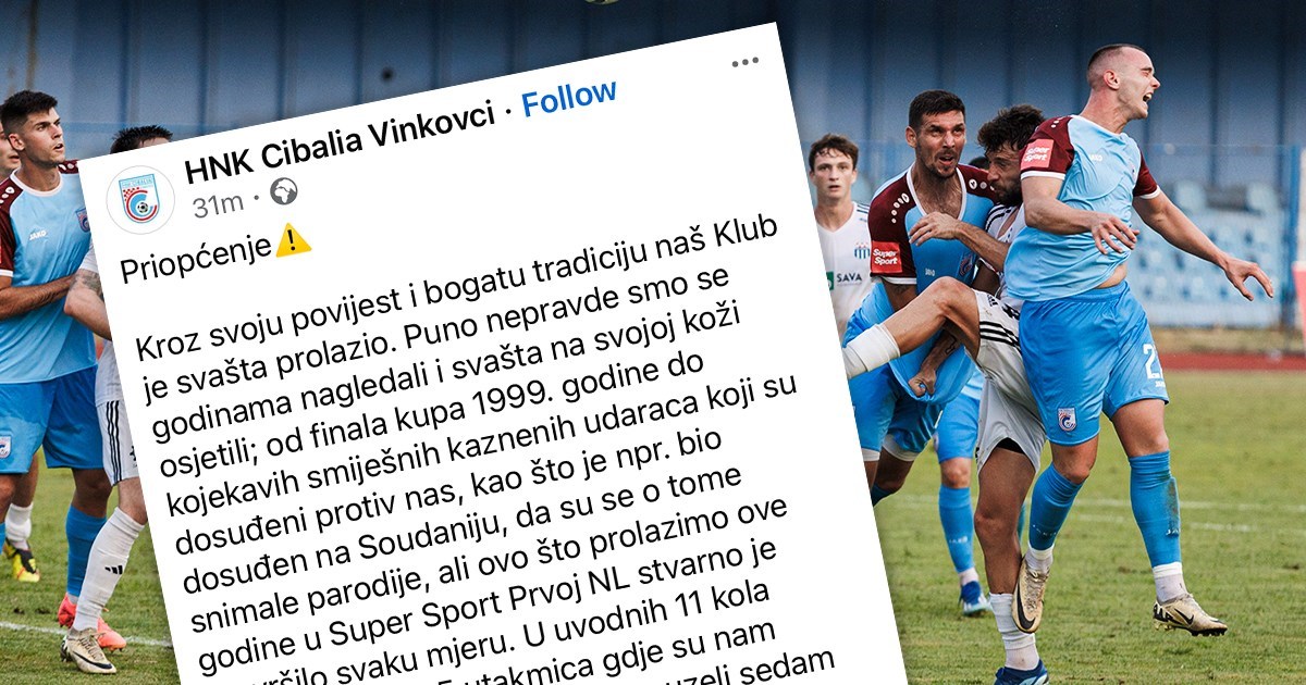 Cibalia: Više nećemo šutjeti. Suci su nam u 11 kola uzeli sedam bodova