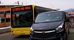VIDEO Bahati taksist ogrebao autobus u Splitu: "Ovako nam je svaki dan"