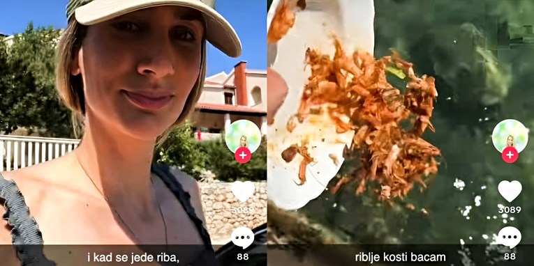 Hrvatica zgrozila ljude na internetu: Bacate li vi riblje kosti od ručka u more?