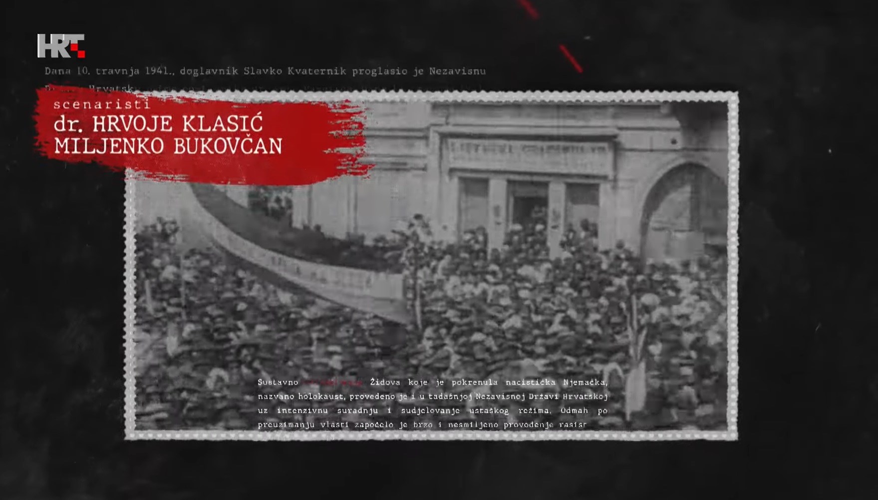 Večeras na HRT-u kreće dugoočekivani dokumentarac o NDH