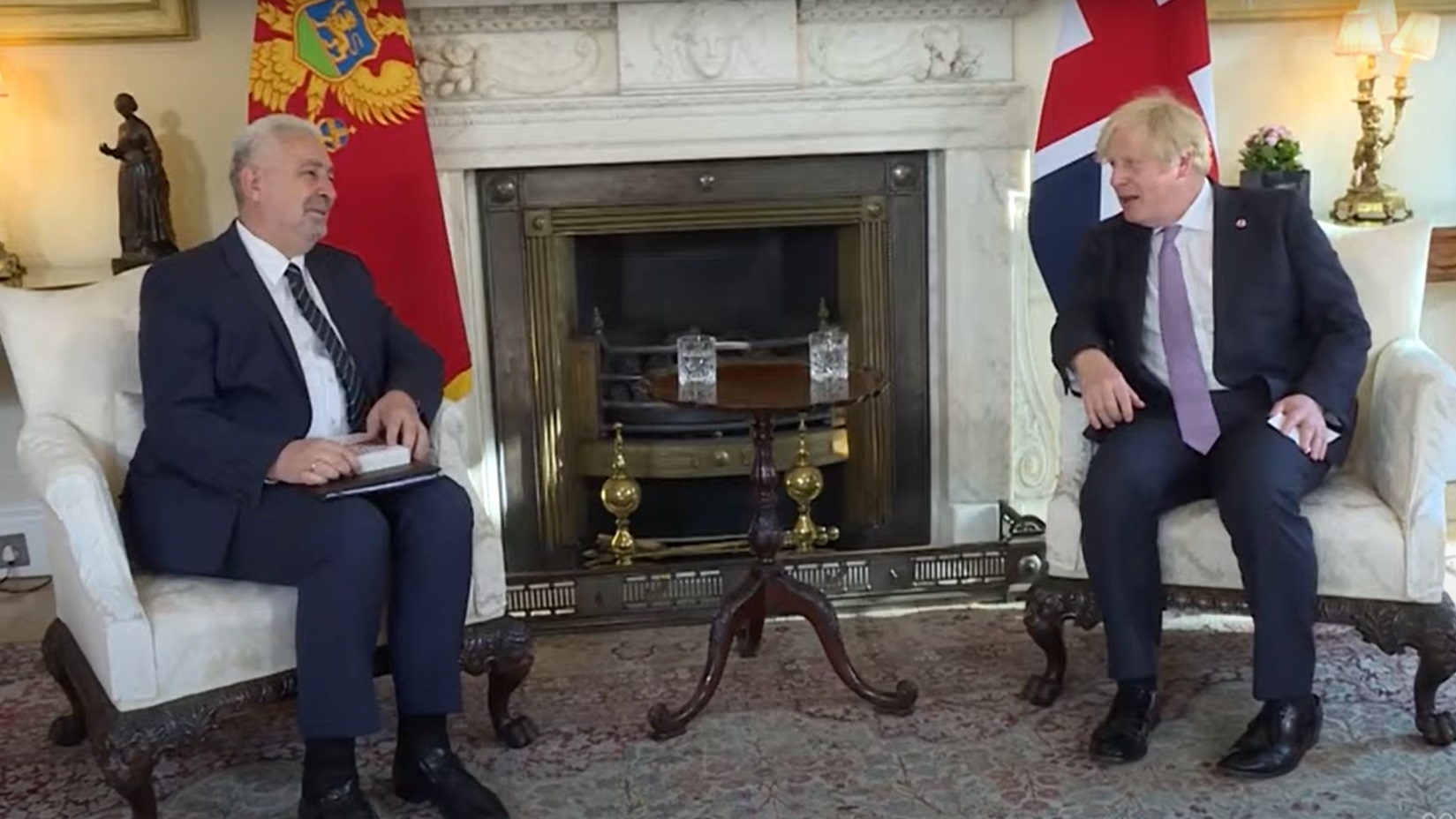 Prvi put u povijesti susreli se britanski i crnogorski premijeri