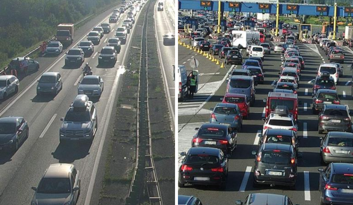 Gužve diljem Hrvatske, nesreća na autocesti kod Varaždina
