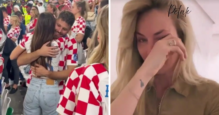 Hrvatske WAGsice ponosne su na Vatrene, Livajina Iris zaplakala od sreće: "Bravo"