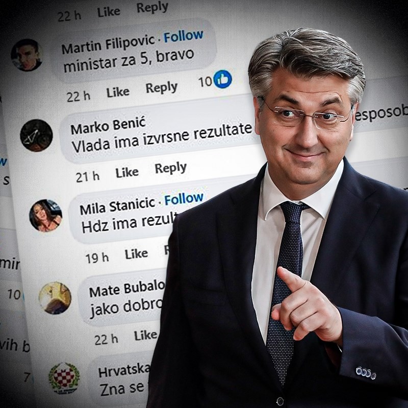 Analiza Gonga: Plenković kao Vučić - HDZ s botovima na društvenim mrežama