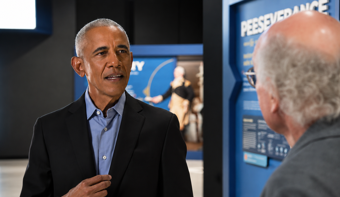 Barack Obama i Larry David snimili seriju sa skečevima o američkoj povijesti