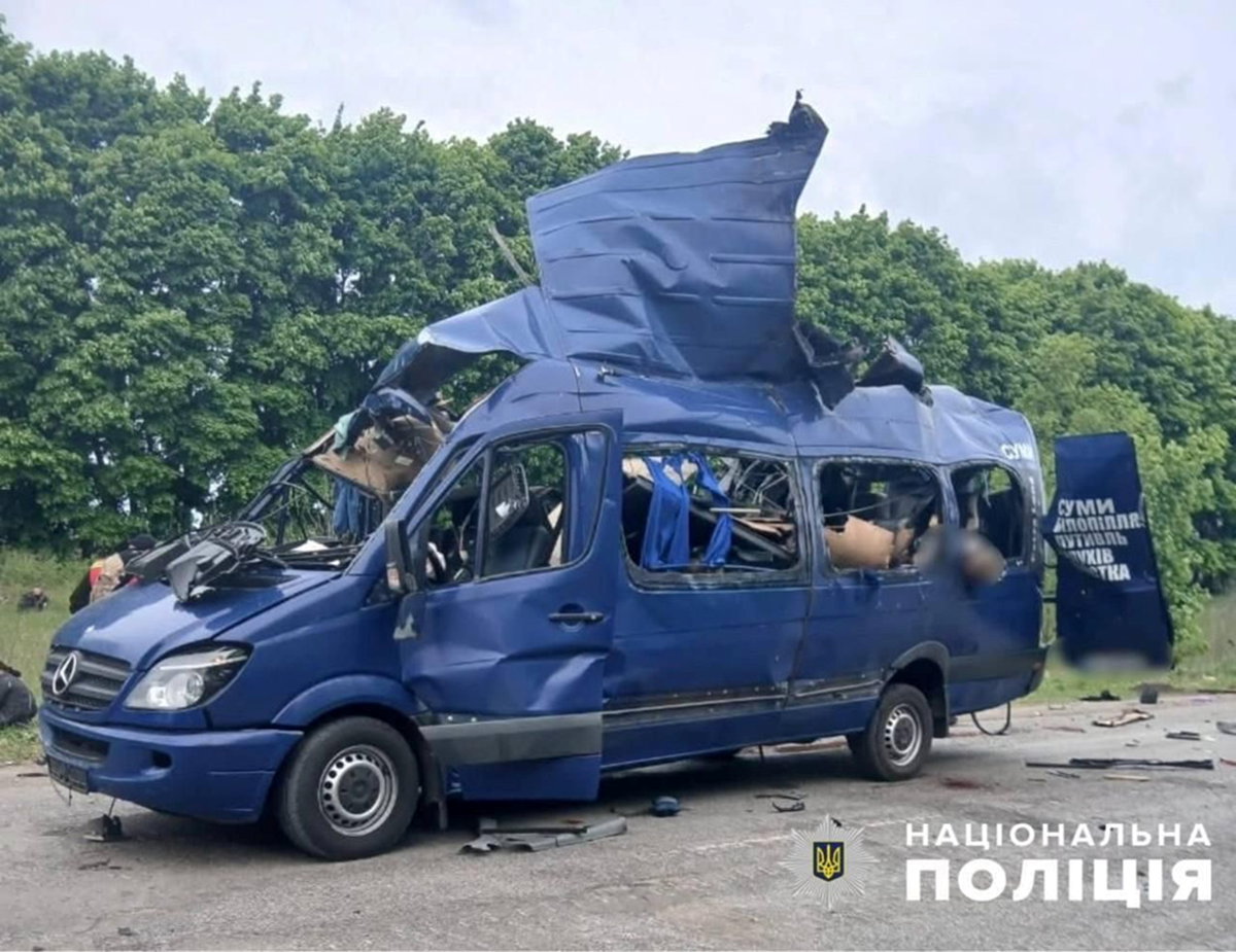 FOTO Pogođen autobus u Ukrajini, devet mrtvih. Ukrajinci: Rusi su koristili Lancet