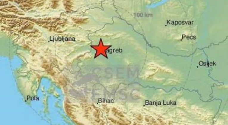 Danas se tresao i Zagreb, potres jačine 1,5 prema Richteru