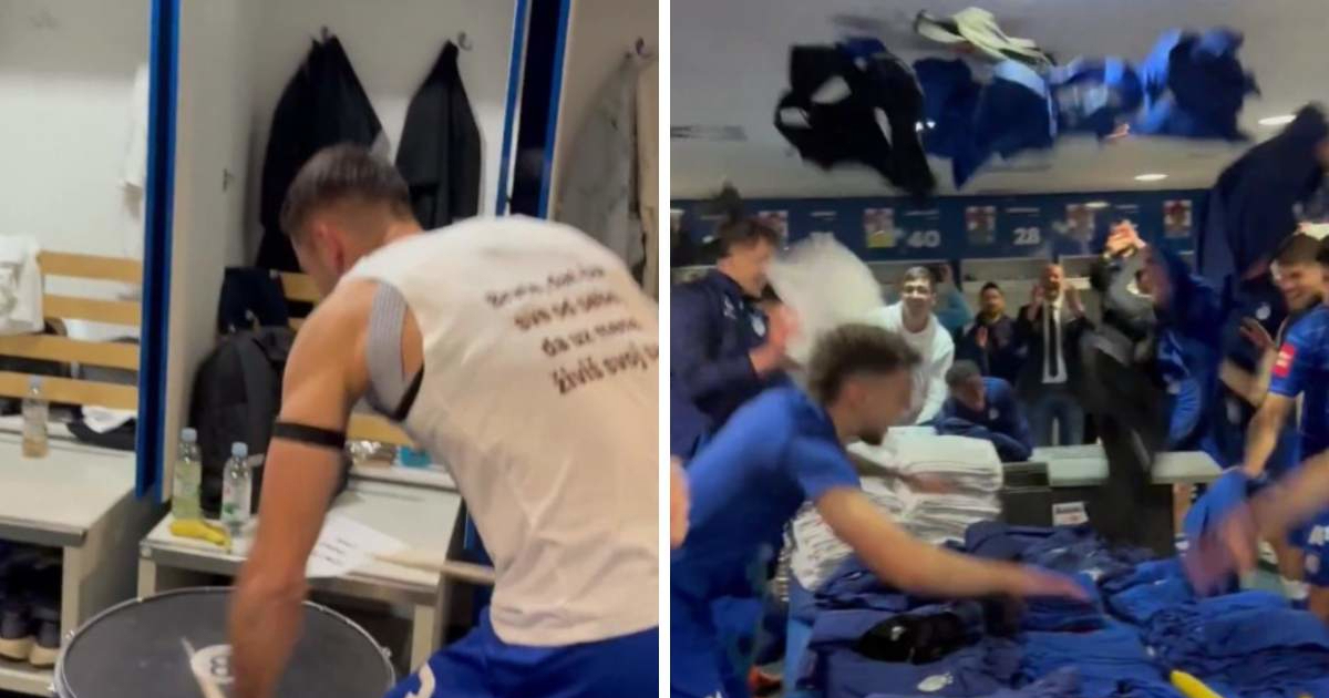 Dinamo je postao prvak Hrvatske. Pogledajte snimku slavlja iz svlačionice