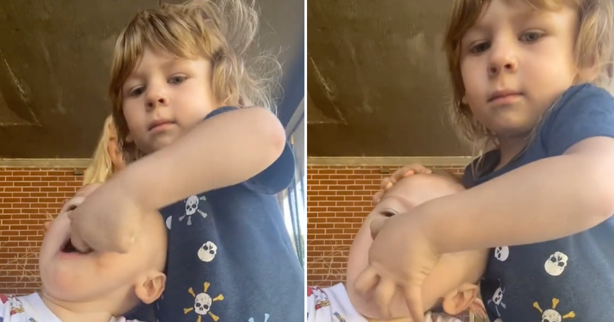 Video od 18 milijuna pregleda: Dječak (3) spasio mlađeg brata od gušenja